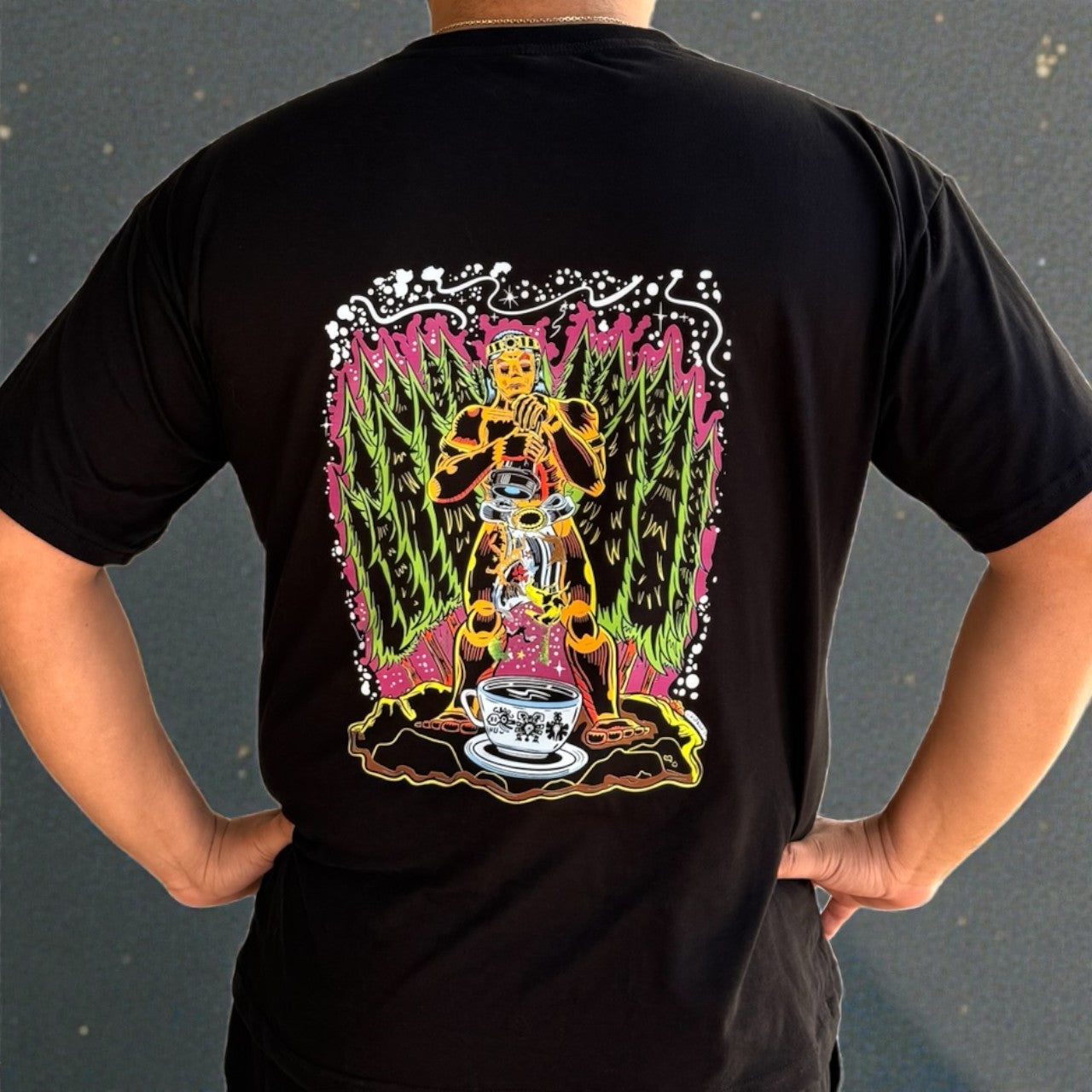 Roots, Nature, and Coffee by Ivan Casanova Tee – Sierra Negra Coffee